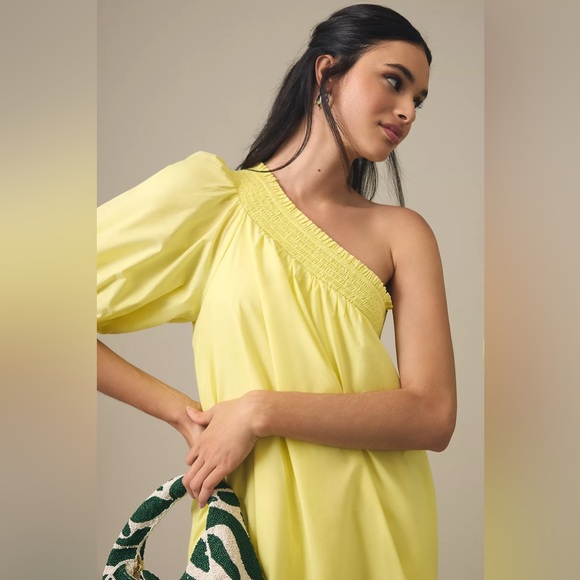 Anthropologie Maeve One-Shoulder Maxi Dress - Picture 4 of 11